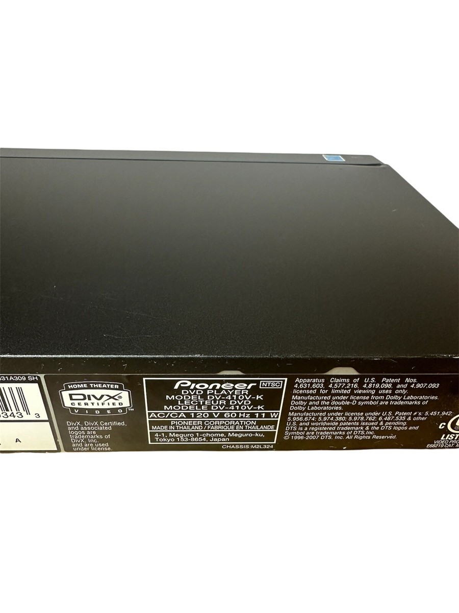 Pioneer DV-410V-K DVD Player for sale online | eBay