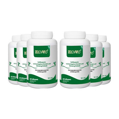 TeloPro  Proprietary Blend Nährungsergängzungsmittel 60 Softkapseln (6 bottels)