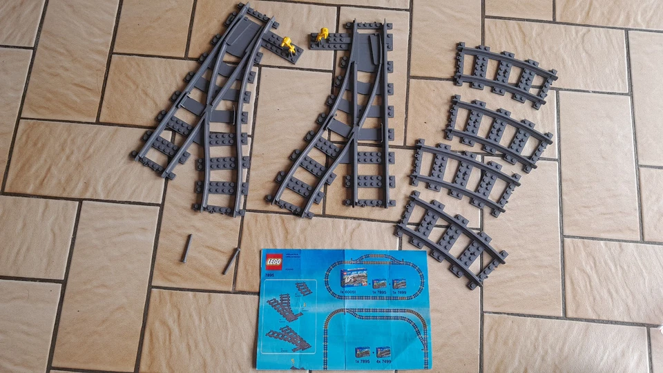 LEGO City 7895 Switching Tracks for RC Trains, photo 2 sur 4