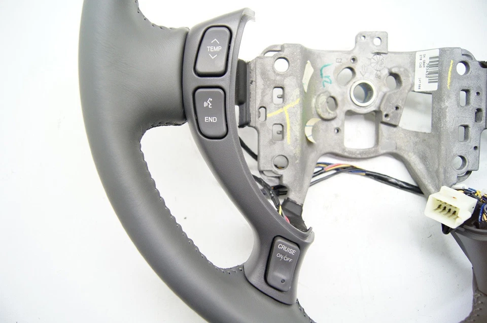 Volante Cadillac DeVille Seville 2002-2003 cuero gris nuevo 25748188 Foto 3 de 4