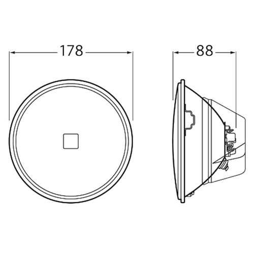 Hella 1058 Headlight Round Glass Insert 7 for Nissan Patrol & Toyota Hilux x1 - Picture 10 of 11