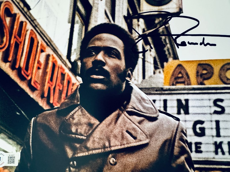 Richard Roundtree Signed BAS COA•1971 Shaft Apollo Theatre Signed 8X10