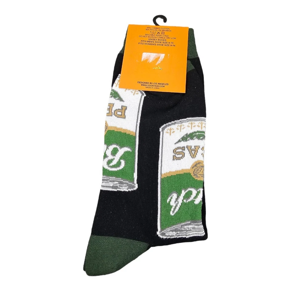 Oooh Yeah! Socks Women's Crew Socks Bitch Peas Recycled Material M/L soft Cotton - Image 2 of 2