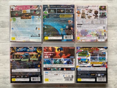SONY PS3 Little Big Planet & Ratchet And Clank 1 2 3 Sonic