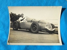 1940-50s New Zealand Speedway, “Andy” Alcock, Speedway sprint car, Photograph.