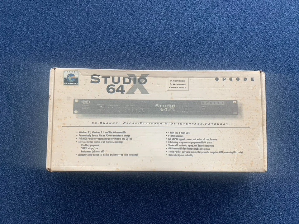 Opcode Studio 64X - Midi Interface & Patchbay