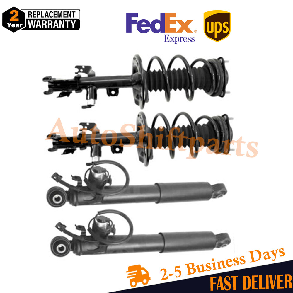 Front & Rear Shock Struts w/Adaptive Sensor For Lexus RX350 450h