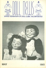 1965 Doll News Magazine United Federation of Doll Clubs May 