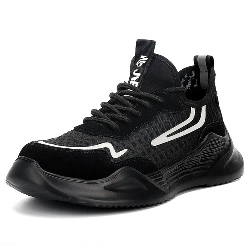 Herren Rutschfeste Arbeitsschuhe Pannensicher Turnschuhe Sicherheit Stahlkappe Stiefel - Bild 16 von 30