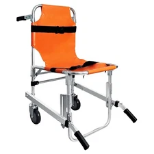 Portable Stair Stretcher Chair, 2 Wheel Elderly Medical Emergency Cart Foldable