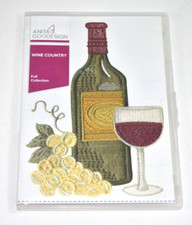 Anita Goodesign Machine Embroidery Designs CD Wine Country Full Collection EUC 