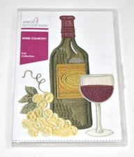 Anita Goodesign Machine Embroidery Designs CD Wine Country Full Collection EUC!