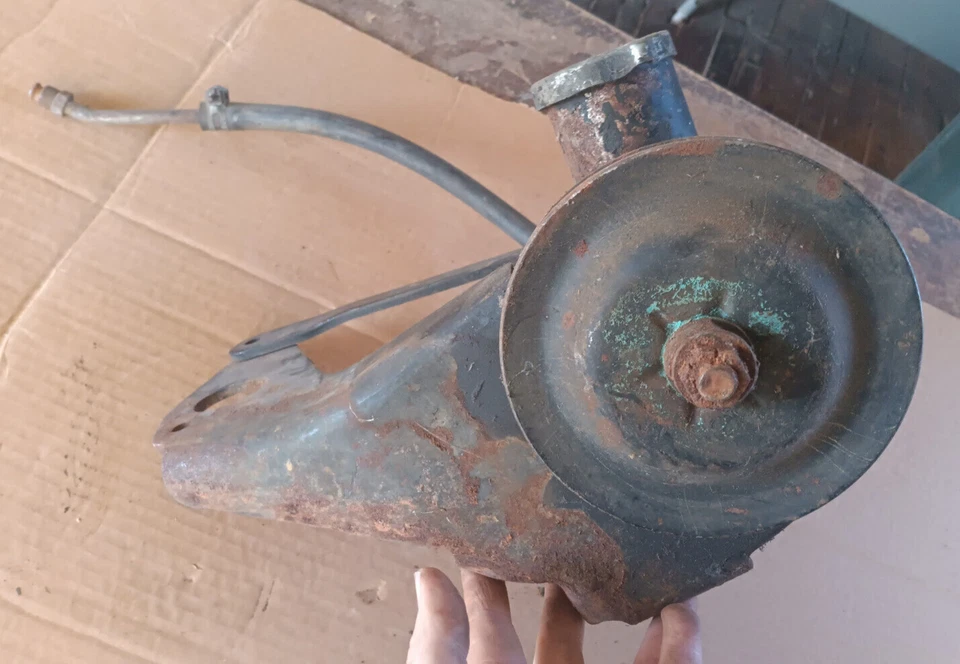 61 62 63 64 Oldsmobile 394 bomba de direção hidráulica com conjunto de suportes Starfire 88 98 - Imagem 2 de 4