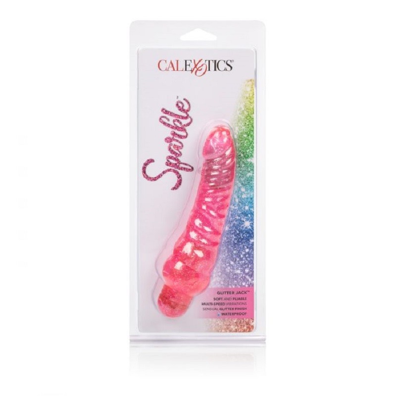 Sparkle Glitter Jack Pink, Adult Female Kinky Foreplay G-Spot Vibrator Sex  Toy