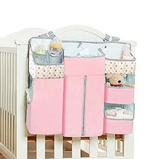 Diaper Organizer Storage Caddy Nursery Bag, Hanging on Crib/Change table/wall