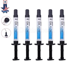 Dental Resin Medium Flow Flowable Light Cure Composite A2 DX.FLOW DENTEX 3g/PCS