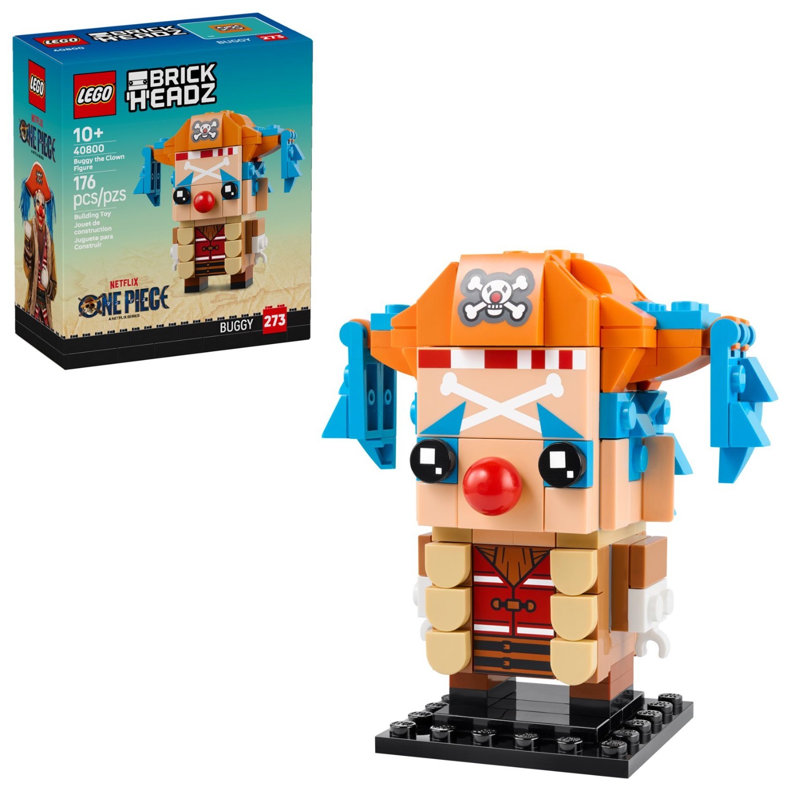 Joom Ruri Japan Product Jungen Beige Lego Brickheadz One Piece Buggy Der Clown Figur 40800, Spielzeugbausteine, Für Und Mädchen, Ab 10 Jahren, Authentisches Japanisches Produkt Bei - Bild 4
