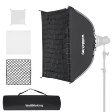 Rectangular Softbox 60 x 90cm/23.6" x 35.4", Studio Soft Box with Diffusers/H...