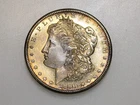 1890-S $1 MORGAN SILVER ONE DOLLAR CH/GEM BU