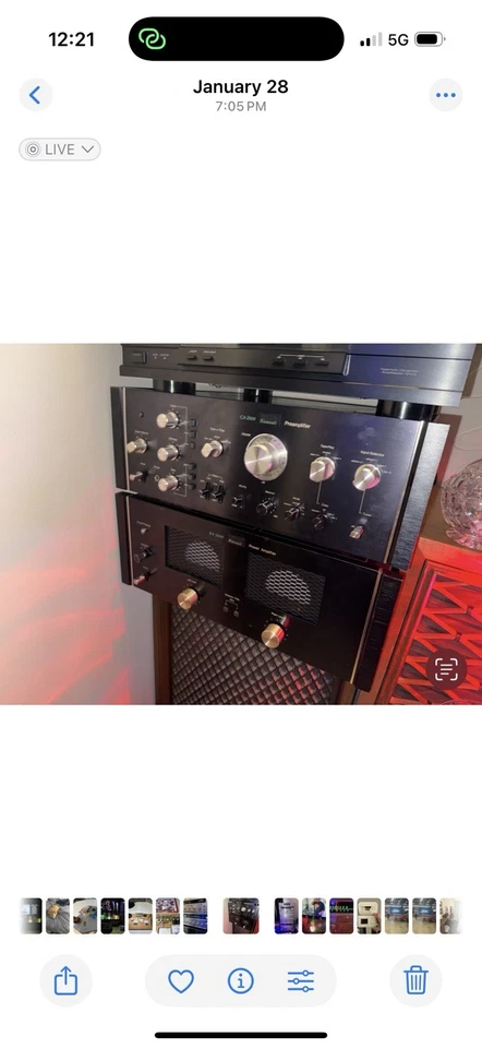 Preamplificador estéreo Sansui CA-2000 Foto 3 de 4