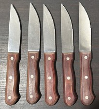Juego de 5 cuchillos para carne de acero inoxidable Tramontina hechos en Brasil