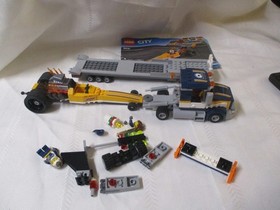 LEGO 60151 CITY DRAGSTER TRANSPORTER WITH MANUAL