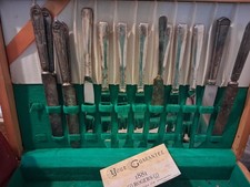 1881 Rogers Silverplate Flatware Set with Fork Knife Spoon & Case