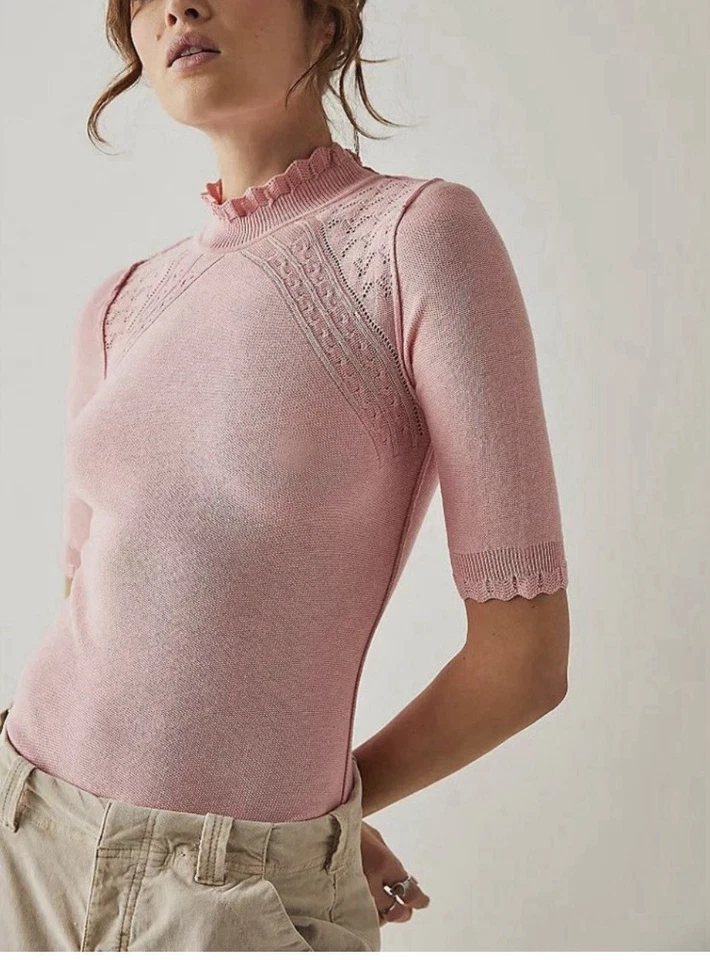 Free People Winter Warmer Solid Bodysuit / Heart Haze Women’s Size Small - Image 3 of 4