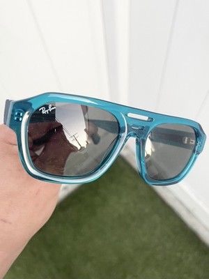 New Ray Ban Corrigan Bio-Based RB4397 4397 Light Blue Gray Lens Size 54/20