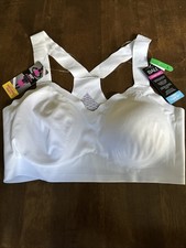 BALI Bra DF3499 Large White Pull Over Cool Comfort Racerback   