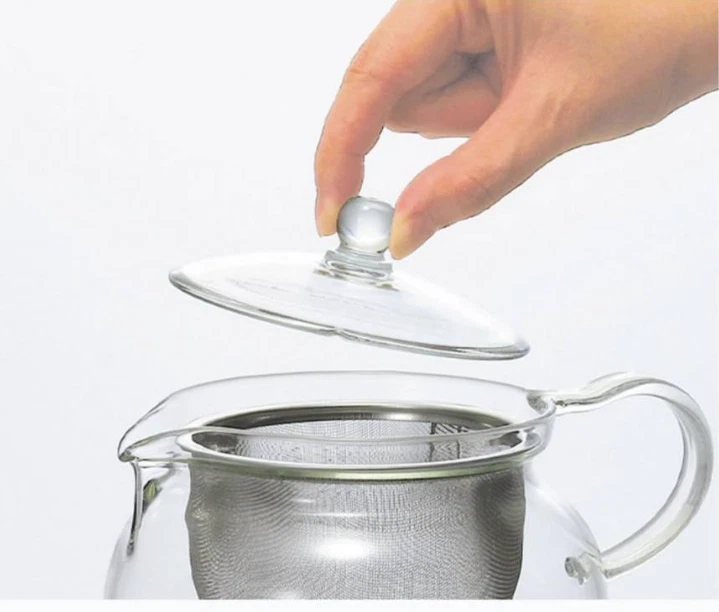 Tetera HARIO Té Verde Vidrio Resistente al Calor Apta para Microondas 450ml Foto 2 de 4