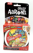 Aaron's Crazy Thinking Putty popping Mini Tin Toy ASMR Sensory Product