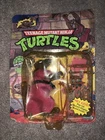 Playmates TMNT Splinter Action Figure Boxed w/ Bow Ninja Stars Sword Cane 1988