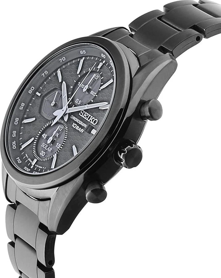 Seiko Solar SSC773P1 Quarzwerk Herren-Armbanduhr