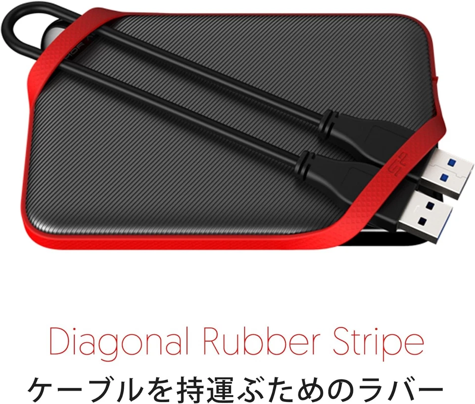 Silicon Power 5 TB Portable Hard Drive, Armor A62, IPX4 Water-Resistant and Mili - Image 4 of 4