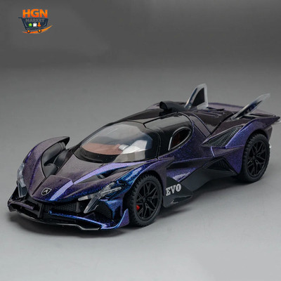1:32 Apollo IE EVO Rennwagen Modell Spielzeug Musik Licht Pull Back Super Car Türen OVP