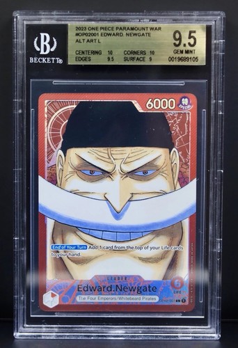 Edward Newgate OP02-001 Alternate Art Leader Paramount War