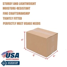100 6x4x4" Cardboard Paper Boxes Corrugated Carton Mailing Packing Shipping Box