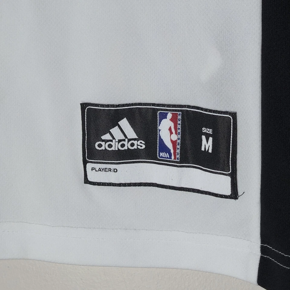 Adidas Men's NBA Brook Lopez Brooklyn Nets Short Sleeve Jersey White Size M - Image 3 of 4