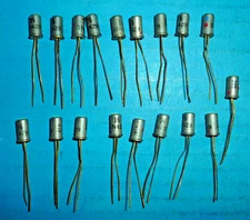 18 Hoffman 1N429 GP Zener Diodes NOS Gold Plated