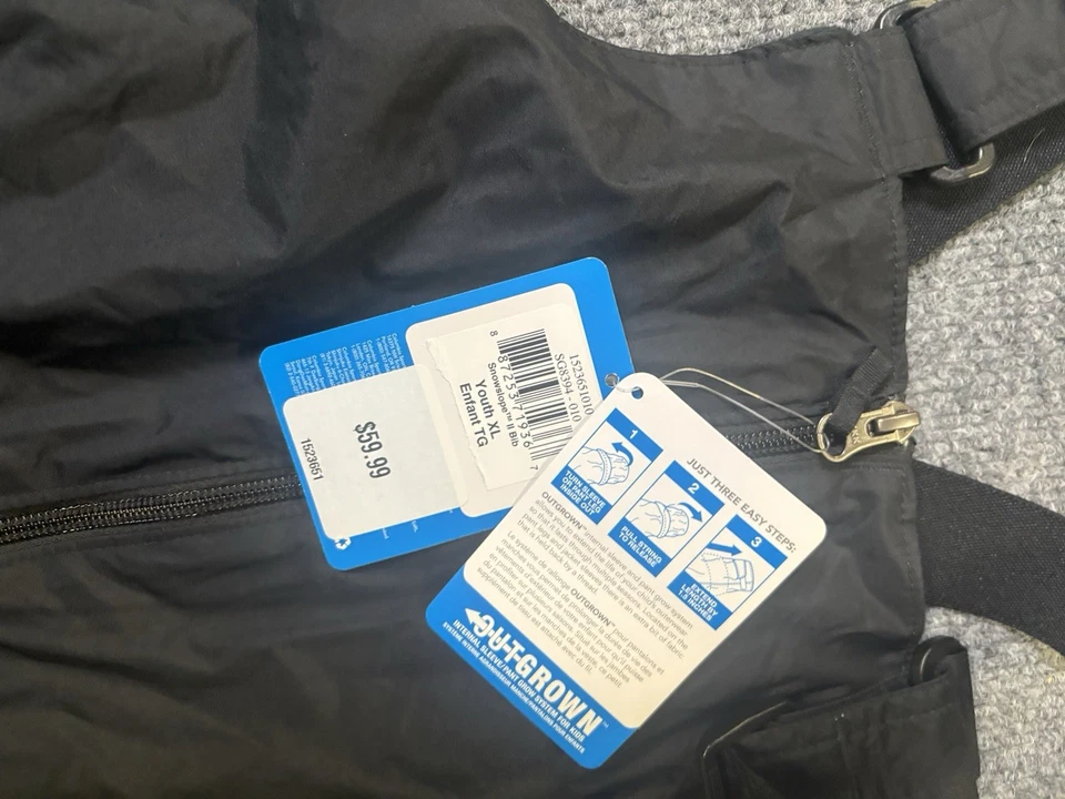 Columbia Pantalones de Nieve Juveniles XL Negro Bugaboo II Omni-Tech Impermeable Esquí Foto 3 de 4