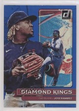 2022 Panini Donruss Diamond Kings Holo Blue Jose Ramirez #7 0s1o