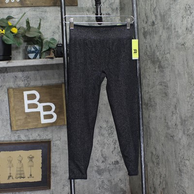 All In Motion Girls Lurex Seamless Leggings 91465689 Black L
