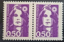 France YT 2619d neuf** Marianne Bicentenaire variété double Plumet et chiffre 0