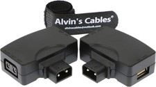 2 Pieces D-tap Male to Female 5V USB Female A...
