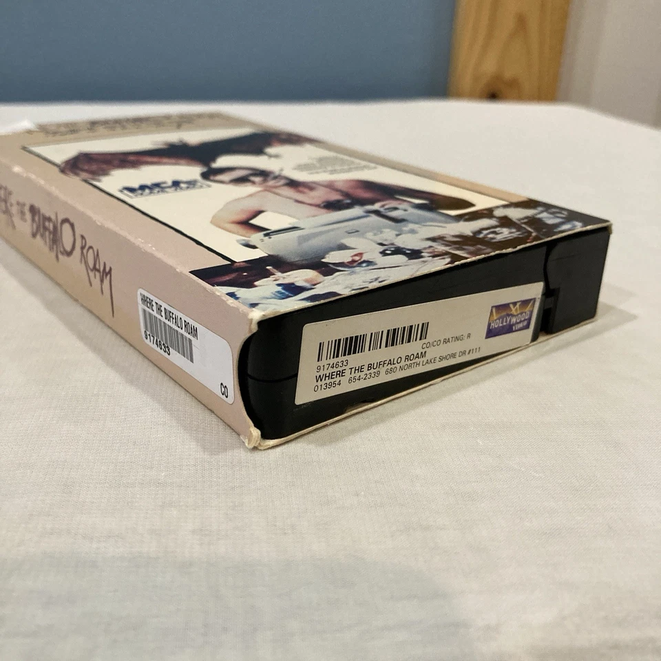 Where The Buffalo Roam (VHS, 1980) MCA, 1990 - Bill Murray, Hunter S Thompson - Image 4 of 4