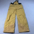 Backcountry Flylow Bib Pant Men Medium Rye Black Polartec NeoShell Ski Hike READ