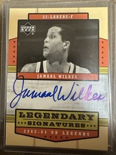2003-04 Upper Deck UD Legends - Legendary Signatures Jamaal Wilkes #LS-JA (AU)