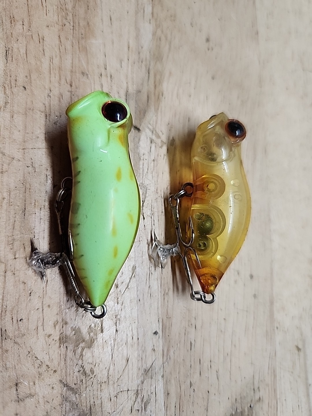 Lucky Craft Keroll 2" Topwater Poppers Frog Lot Of 2 - Image 2