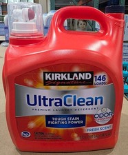 Kirkland Signature Ultra Clean Laundry Detergent Fresh Scent 146 Loads 194 oz HE 0.19 per gallon